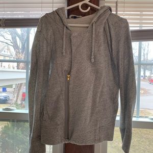 Gap Grey Zip Up Sweatshirt